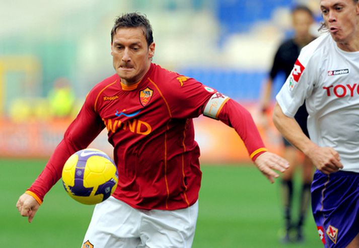 Francesco Totti, fyrirliði Roma.