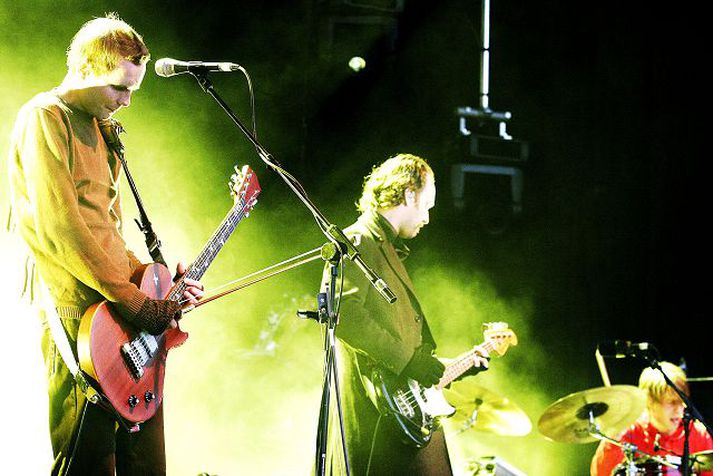 Sigur Rós á tónleikum sínum á Klambratúni í fyrra.