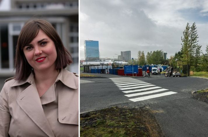 Dóra Björt Guðjónsdóttir er formaður umhverfis- og skipulagsráðs Reykjavíkur. Dóra og aðrir borgarfulltrúar fara fram á að Kópavogsbær fresti því að loka endurvinnslustöðinni við Dalveg í september.