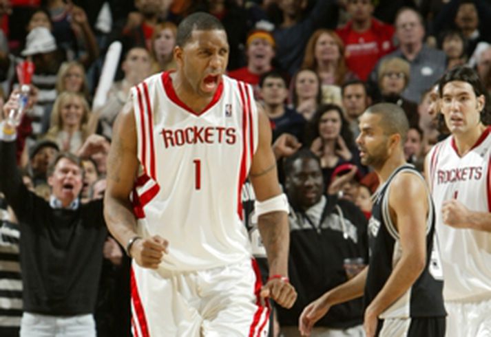 Tracy McGrady lék með Houston á ný í nótt