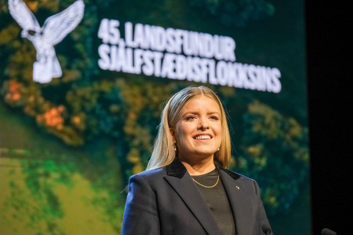 Áslaug Arna Sigurbjörnsdóttir er í framboði til formanns Sjálfstæðisflokksins.