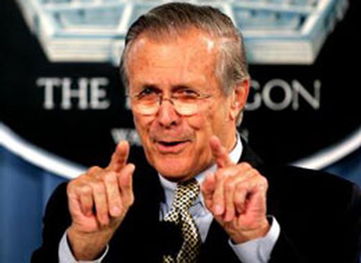 Donald Rumsfeld, fyrrverandi varnarmálaráðherra Bandaríkjanna