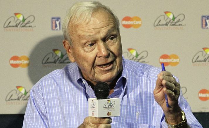 Arnold Palmer, einn sigursælasti kylfingur allra tíma.