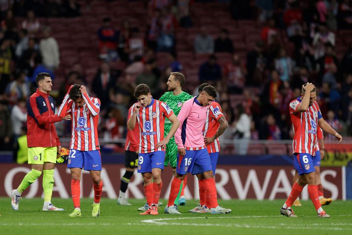 Atlético Madrid mátti þola sitt fyrsta tap á tímabilinu í spænsku deildinni í kvöld.