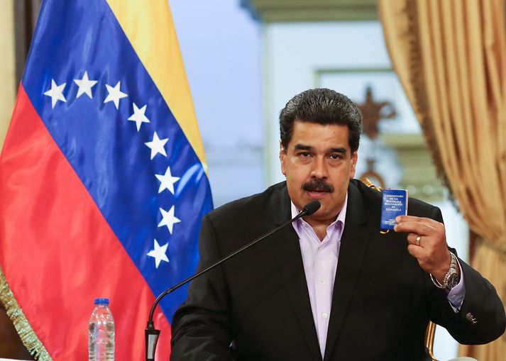 Nicolas Maduro hefur gegnt embætti forseta Venesúela frá árinu 2013.