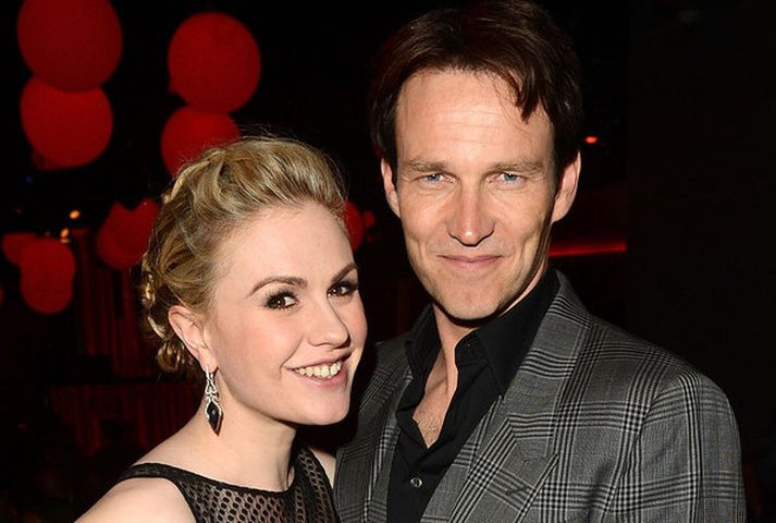 True Blood parið Anna Paquin og Stephen Moyer eignaðist tvíbura nýverið.