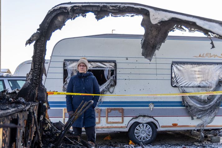 Geirdís Hanna Kristjánsdóttir segir það hafa verið ljóst í langan tíma að aðstæður á Sævarhöfða hafi ekki verið góðar. Lítið bil hafi verið á milli hjólhýsa vegna þess hve svæðið er þröngt.