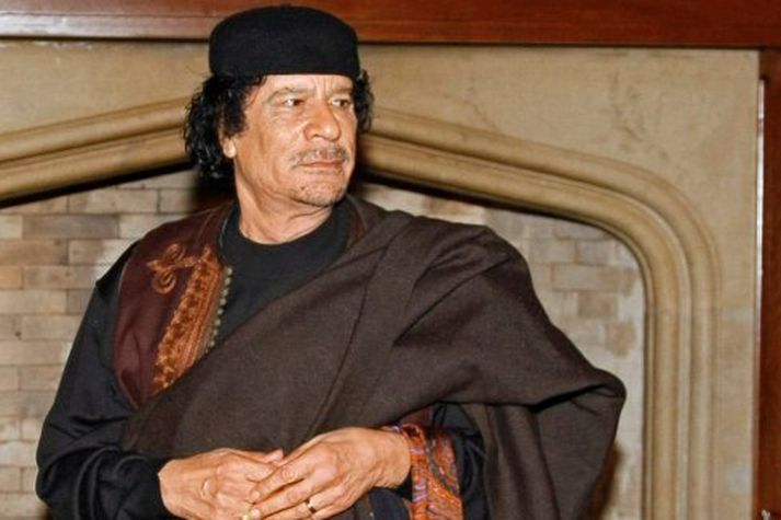 Gaddafi er enn í felum. Mynd/ AFP.