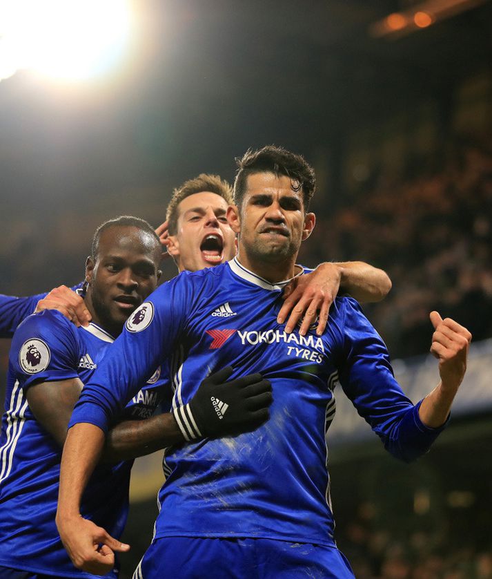 Diego Costa og félagar í Chelsea eru í frábærum málum.