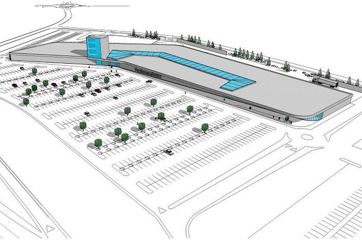 Stórhuga áætlanir Auk þjónustu við bifreiðaeigendur er gert ráð fyrir að í Miðju Suðurlands verði meðal annars þjónustumiðstöð fyrir ferðamenn, matvöruverslanir, sérvöruverslanir, veitingastaðir og kaffihús, auk svæðis fyrir margs konar afþreyingu fyrir ferðamenn. Mynd/Gatnamót ehf.