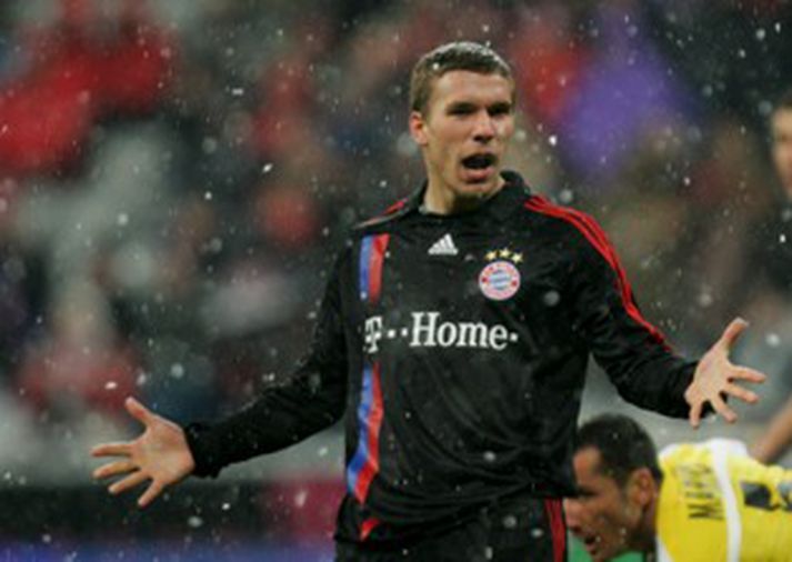 Lukas Podolski og félagar í Bayern náðu aðeins jafntefli gegn Getafe