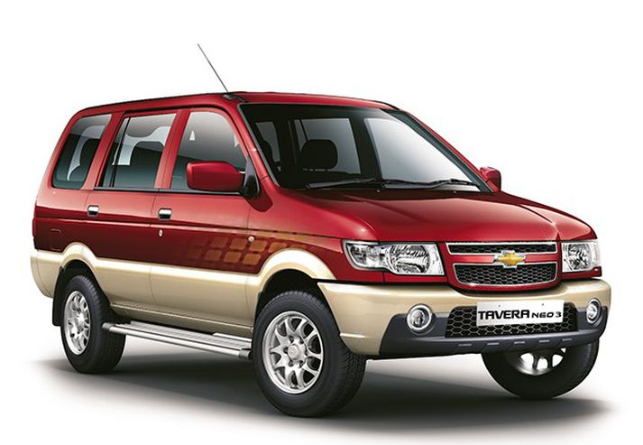 Chevrolet Tavera jepplingurinn sem seldur er í Indlandi