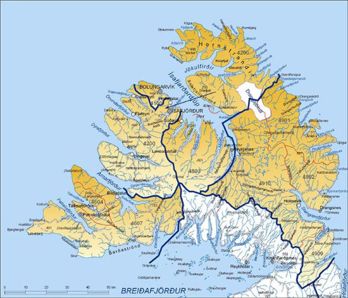 39 fleiri fluttu frá Vestfjörðum en settust þar að á fyrri helmingi 2006