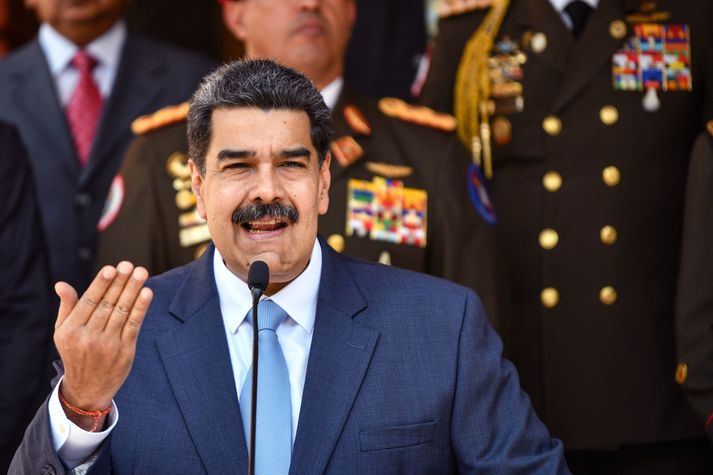 Bandaríkin viðurkenna ekki tilkall Nicoláss Maduro til valda í Venesúela.