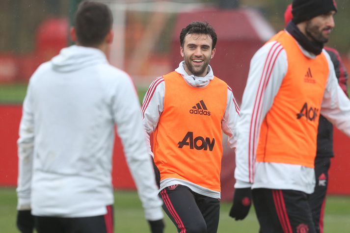 Giuseppe Rossi á æfingu með Manchester United á dögunum.