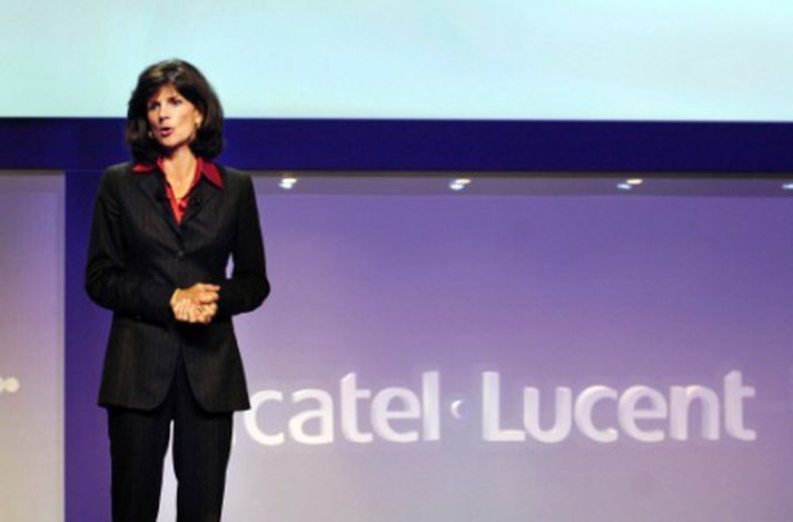 Patricia Russo, forstjóri Alcatel-Lucent. Félagið á í miklum erfiðleikum vegna minni sölu á símtækjum og erfiðleika vegna samruna Alcatel við Lucent.