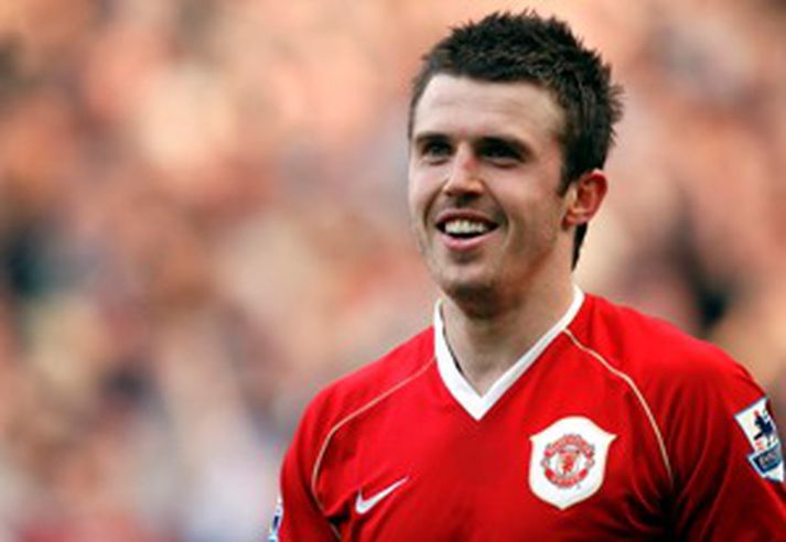 Michael Carrick toppaði markaskorun sína hjá Tottenham í einum og sama leiknum með Manchester United í gærkvöldi