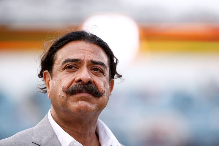 Shahid Khan er almennt ljúfur sem lamb en misbauð allhressilega í gærkvöld.