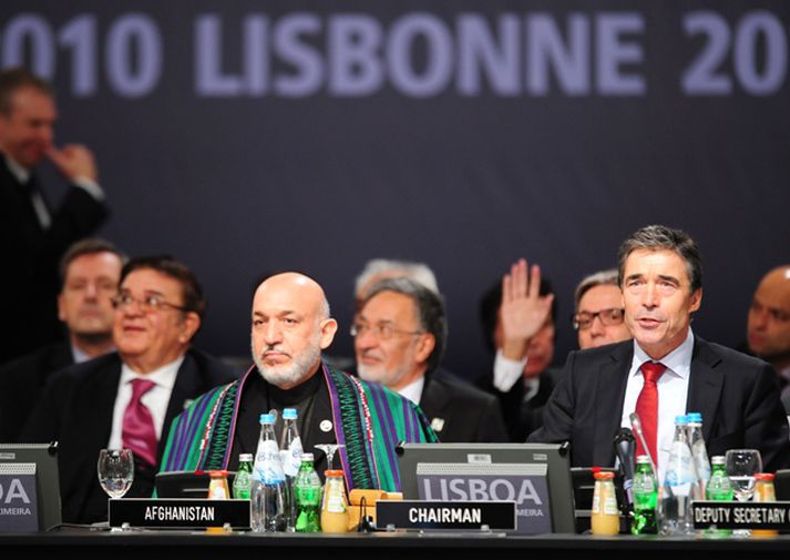 Leiðtogafundur Atlantshafsbandalagsins fer fram í Lissabon í dag. Mynd/ afp.