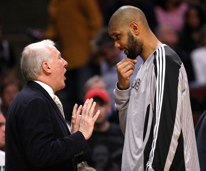 Popovich hvíldi Tim Duncan gegn meisturunum.