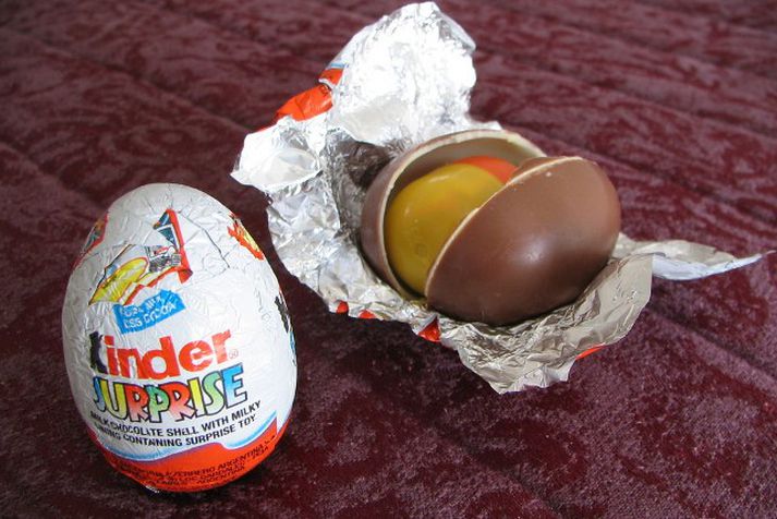 Kinder eggin heimsfrægu.