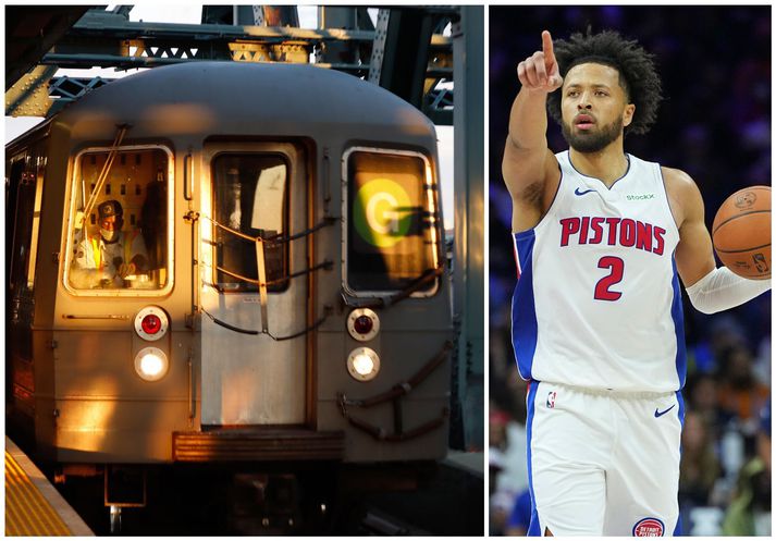 Cade Cunningham og félagar í Detriot Pistons tóku lestina á leik sinn i gær og það endaði allt saman mjög vel.