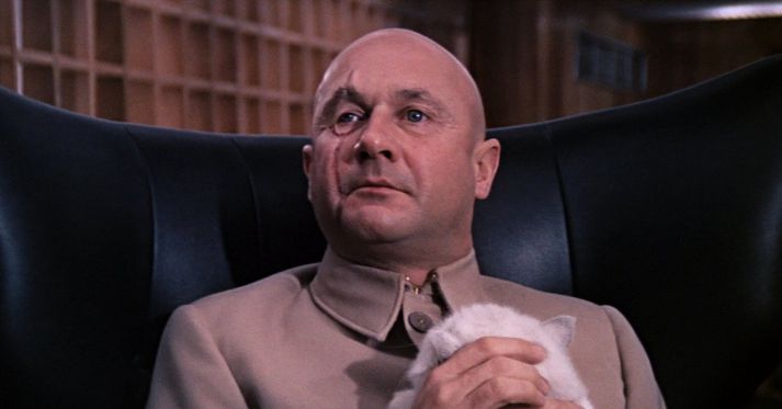 Donald Pleasence lék Blofeld í kvikmyndinni You Only Live Twice árið 1967.