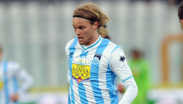 Birkir Bjarnason í leik með Pescara.