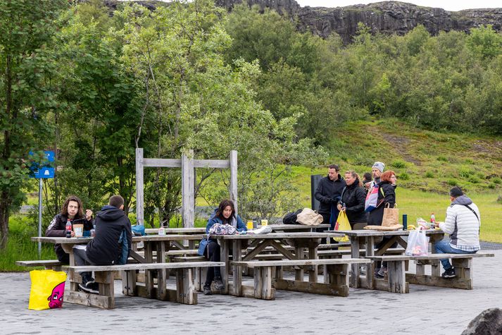 Mögulega sitja hér Todor, Arló, Listó og fleiri góðir að snæðingi. Allavega enginn Salvarr.