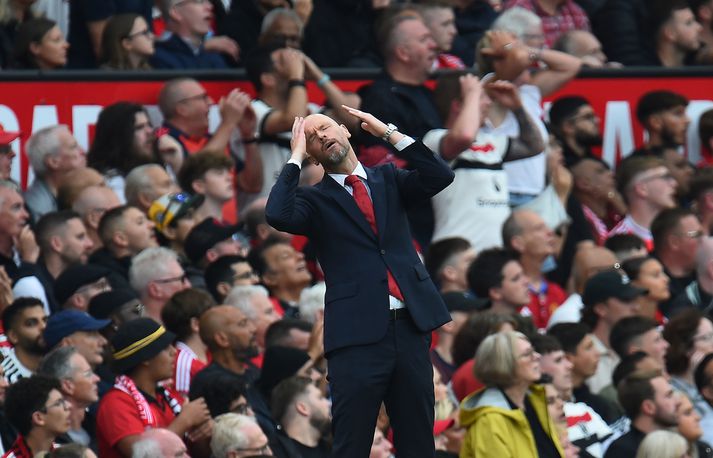 Strákarnir hans Eriks ten Hag náðu ekki að nýta sér yfirburðina í fyrri hálfleik gegn Crystal Palace.