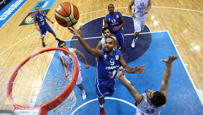 Tony Parker var frábær með franska landsliðinu á EM.