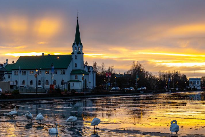 Gul viðvörun er á suðvestanverðu landinu síðdegis.