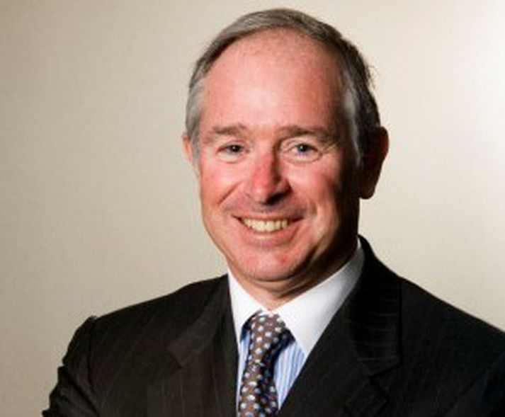 Stephen Schwarzman, forstjóri Blackstone Group. Hann hefur ástæðu til að brosa í kampinn enda þrefaldaðist hagnaður félagsins á öðrum ársfjórðungi.