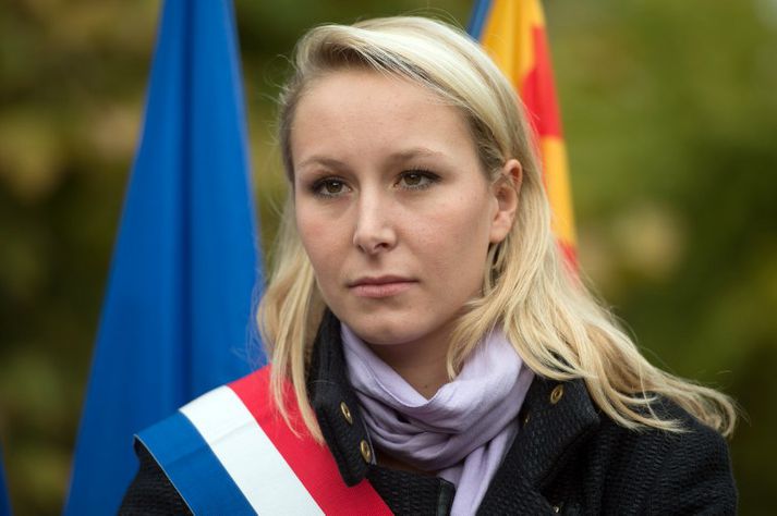 Marion Maréchal-Le Pen tók sæti á franska þinginu 22 ára gömul.