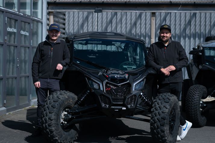 Guðni Freyr Ómarsson og Kristján Einar Kristjánsson unnu Can-Am Hill Rally á síðasta ári. 