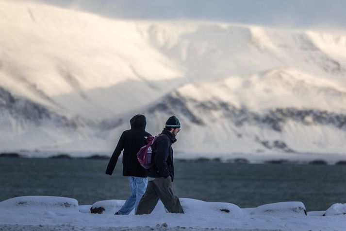 Frost á landinu verður á bilinu núll til níu stig.