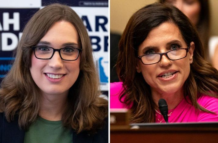 Sarah McBride og Nancy Mace.