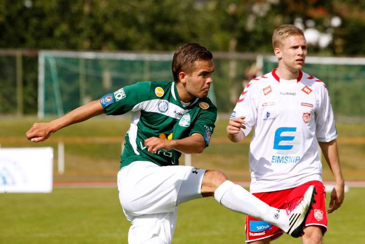 Kristinn Steindórsson og félagar eiga erfiðan leik fyrir höndum í næstu viku eftir 5-0 tap í Þrándheimi.