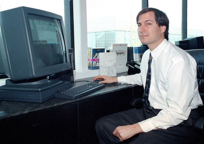 Steve Jobs árið 1991.