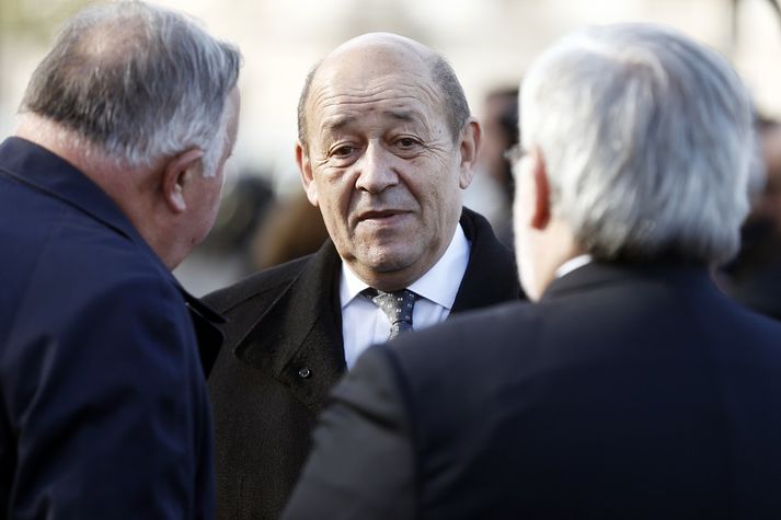 Jean-Yves Le Drian, varnarmálaráðherra Frakklands.