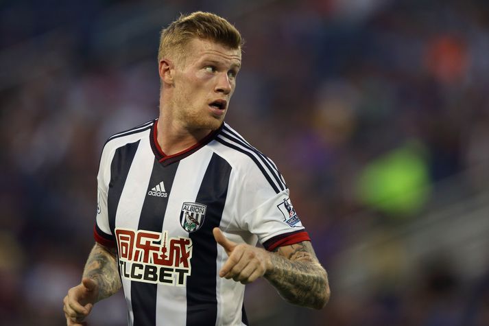 James McClean í æfingarleik á dögunum.