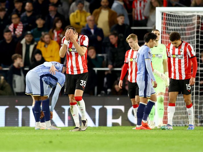 Kvöldið var erfitt fyrir leikmenn Southampton.