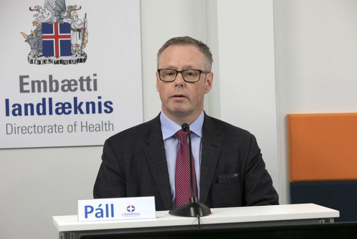 Páll Matthíasson, forstjóri Landspítalans, á upplýsingafundi almannavarna 2. apríl 2020.