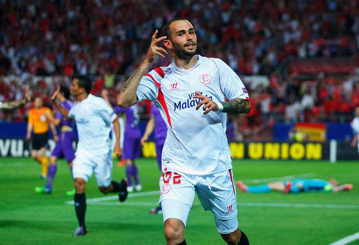 Vidal vann Evrópudeildina með Sevilla í vor.