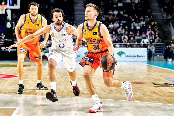 Martin Hermannsson átti sögulegan leik með Valencia Basket í gærkvöldi.