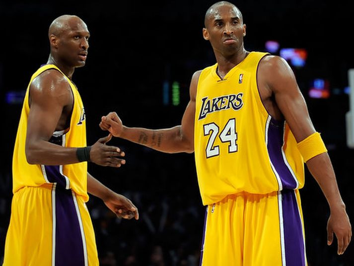 Kobe Bryant og Lamar Odom