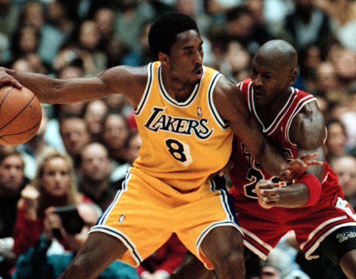 Kobe Bryant dáði Michael Jordan og var ófeiminn að leita ráða hjá honum.