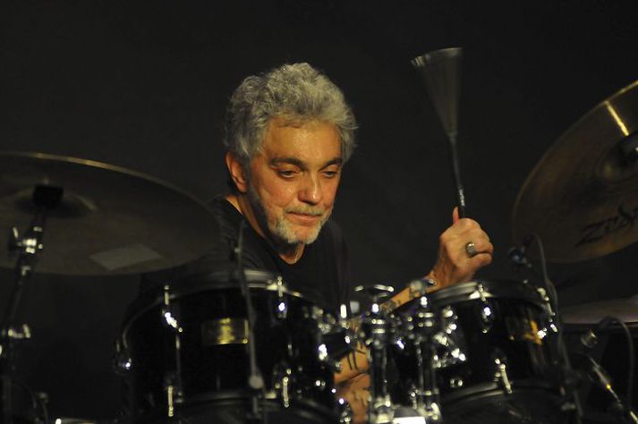 goðsögn til landsins Steve Gadd spilar á trommur í hljómsveit James Taylor í Hörpunni í maí.nordicphotos/getty