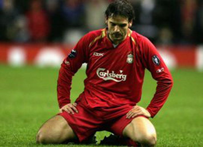 Fernando Morientes náði sér aldrei á strik hjá Liverpool