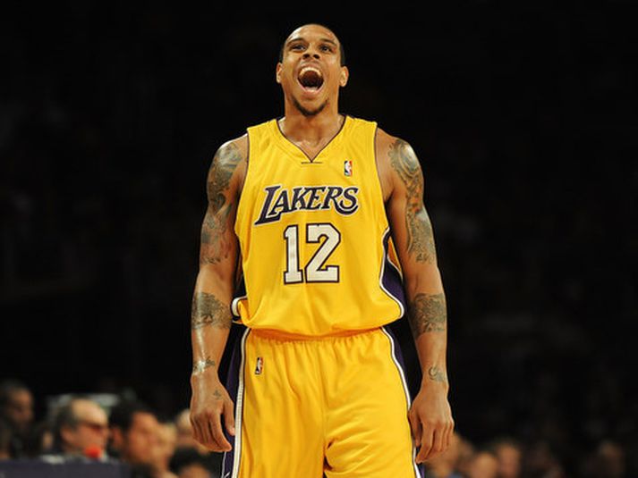 Shannon Brown lék vel í forföllum Kobe Bryant.